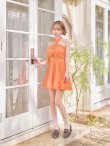 オレンジ　モデル：ゆめ　身長：160cm　着用サイズ：Sサイズ