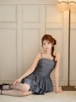 ダークグレー　モデル：ももか　身長：156cm　着用サイズ：Sサイズ