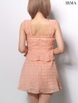 オレンジピンク　モデル：如月れい　身長：156cm　着用サイズ：Sサイズ