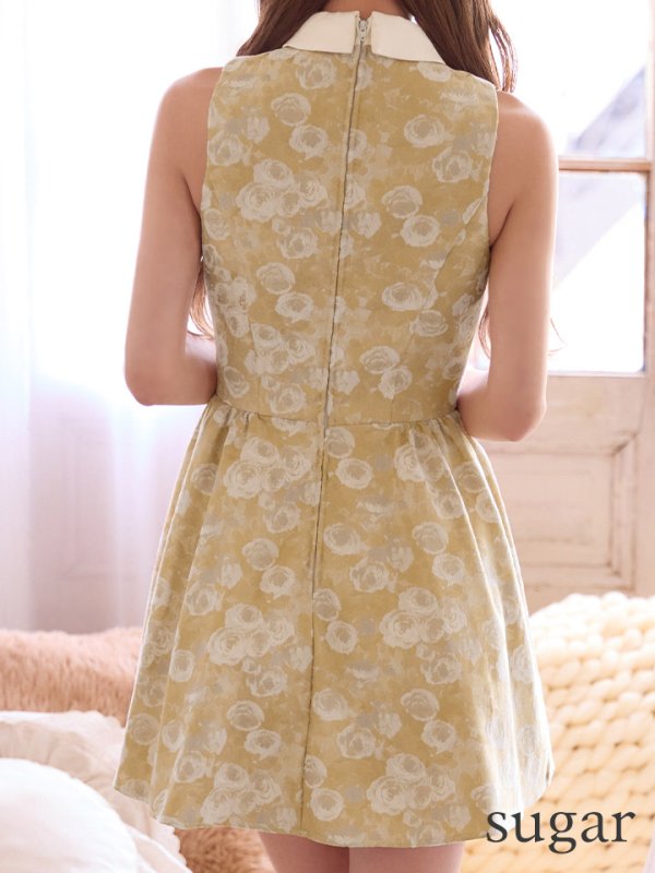 イエロー　モデル：るりぴ　身長：165cm　着用サイズ：Sサイズ