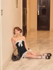 ブラック モデル：カルア　身長：156cm　着用サイズ：Sサイズ