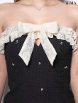 ブラック　モデル：如月れい　身長：156cm　着用サイズ：Sサイズ