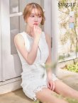 ホワイト　モデル：ゆめ　身長：160cm　着用サイズ：Sサイズ