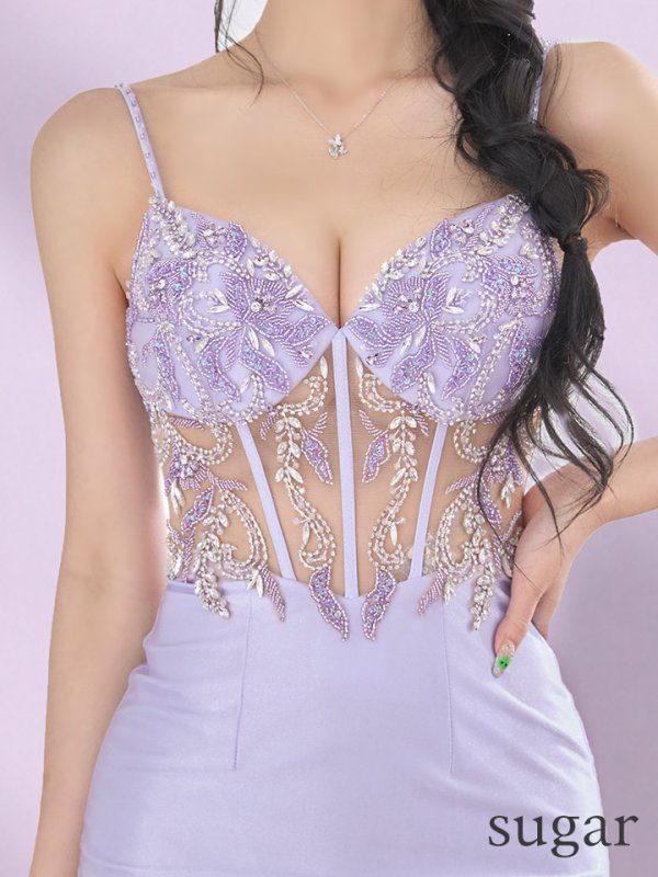 ラベンダー　モデル：ゆいぴす　身長：170cm　着用サイズ：Sサイズ