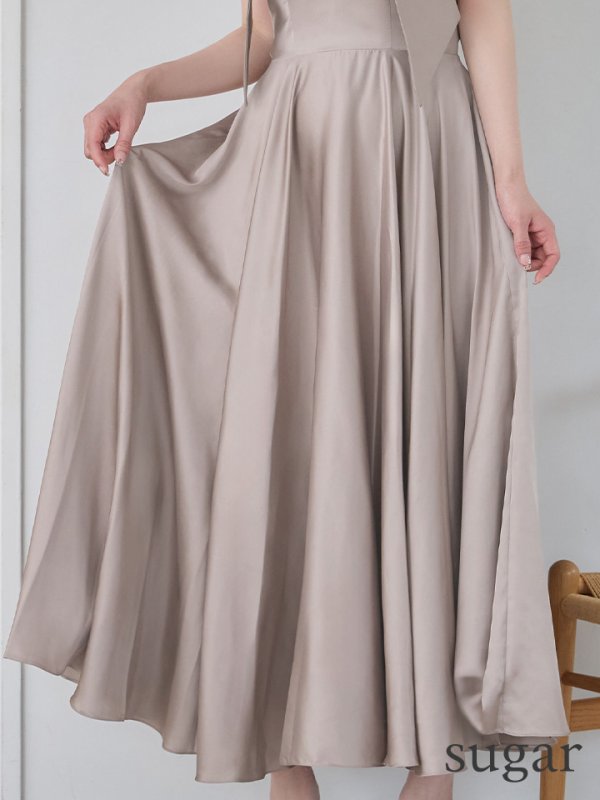 グレージュ　モデル：ゆめ　身長：160cm　着用サイズ：Sサイズ