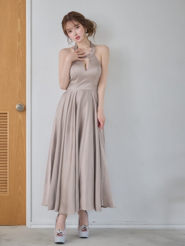 グレージュ　モデル：ゆめ　身長：160cm　着用サイズ：Sサイズ