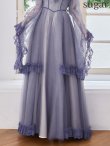 サルヴィアブルー　モデル：ゆめ　身長：160cm　着用サイズ：Sサイズ