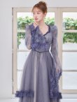 サルヴィアブルー　モデル：ゆめ　身長：160cm　着用サイズ：Sサイズ