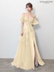 クリームイエロー　モデル：ゆめ　身長：160cm　着用サイズ：Mサイズ