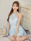 ブルー　モデル：るりぴ　身長：165cm　着用サイズ：Sサイズ