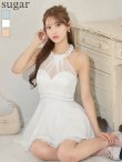 ホワイト　モデル：るりぴ　身長：165cm　着用サイズ：Sサイズ