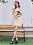 ベージュ　モデル：ゆめ　身長：160cm　着用サイズ：Sサイズ
