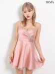 ピンクベージュ　モデル：如月れい　身長：156cm　着用サイズ：Sサイズ