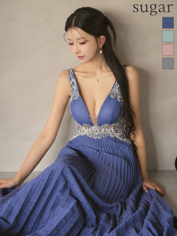 ラピスブルー モデル：ゆいぴす　身長：170cm　着用サイズ：Sサイズ