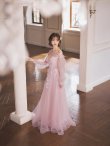 ピンクベージュ　モデル：天海りこ　身長：156cm　着用サイズ：Sサイズ
