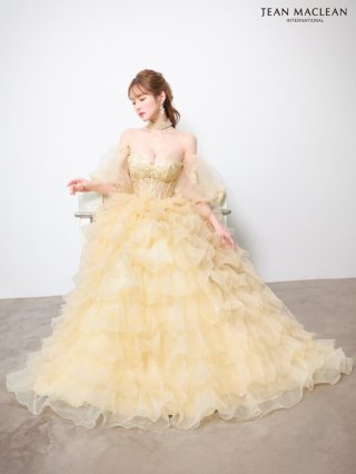 ロングドレス：イエロー(黄)｜キャバドレス・ミニドレス通販はsugar