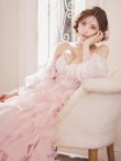 ピンクベージュ　モデル：まみ　身長：161cm　着用サイズ：Sサイズ