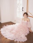 ピンクベージュ　モデル：まみ　身長：161cm　着用サイズ：Sサイズ