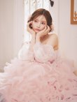 ピンクベージュ　モデル：まみ　身長：161cm　着用サイズ：Sサイズ