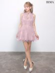 ピンクベージュ　モデル：如月れい　身長：156cm　着用サイズ：Sサイズ