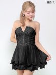 ブラック　モデル：如月れい　身長：156cm　着用サイズ：Sサイズ