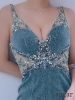 ペリーブルー　モデル：如月れい　身長：156cm　着用サイズ：Sサイズ