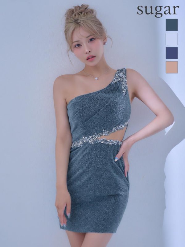 ペリーブルー　モデル：如月れい　身長：156cm　着用サイズ：Sサイズ