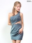 ペリーブルー　モデル：如月れい　身長：156cm　着用サイズ：Sサイズ