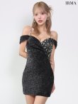 ブラック　モデル：如月れい　身長：156cm　着用サイズ：Sサイズ