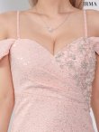 ピンク　モデル：如月れい　身長：156cm　着用サイズ：Sサイズ