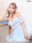 ブルー　モデル：如月れい　身長：156cm　着用サイズ：Mサイズ