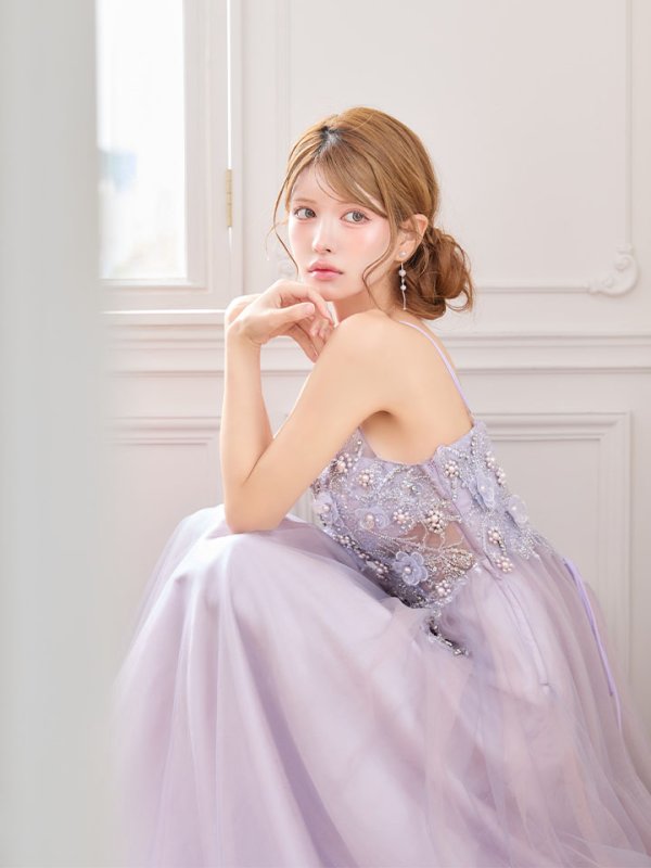 ラベンダー　モデル：まりん　身長：163cm　着用サイズ：Sサイズ