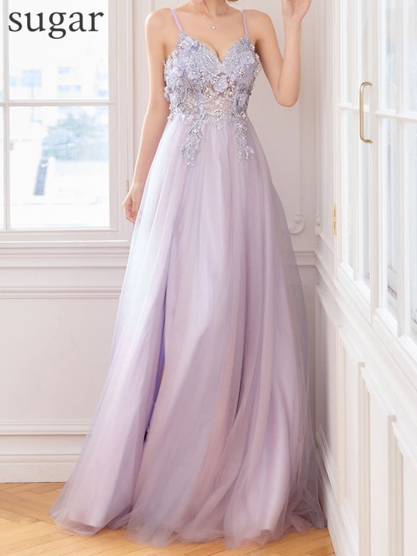 ラベンダー　モデル：まりん　身長：163cm　着用サイズ：Sサイズ
