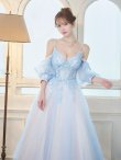 ブルー　モデル：ゆめ　身長：160cm　着用サイズ：Sサイズ