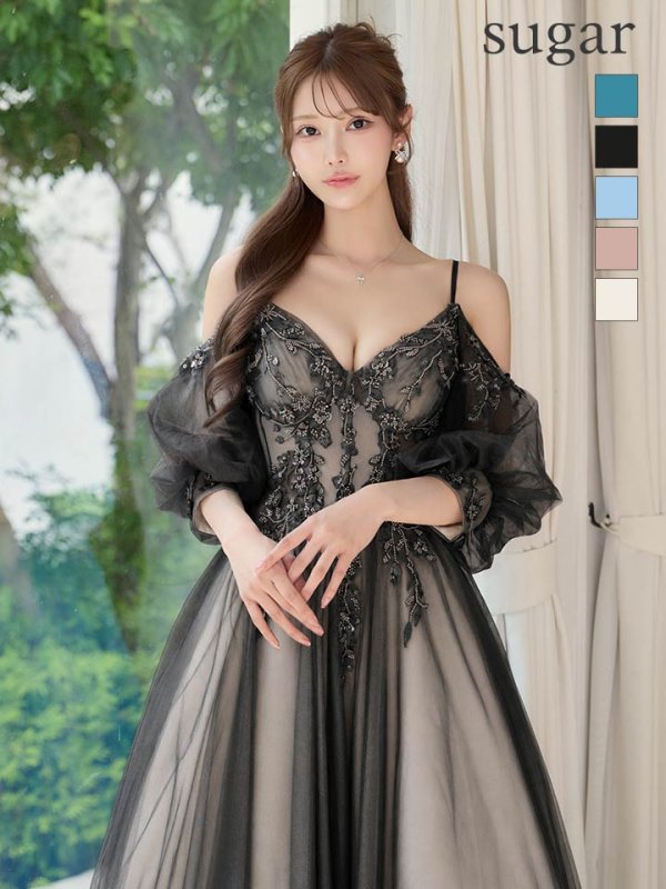 ブラック　 モデル：るりぴ　身長：165cm　着用サイズ：Sサイズ