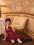 バーガンディ　モデル：羽澄まり 身長：158cm　着用サイズ：Sサイズ