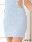 ブルー　モデル：如月れい　身長：156cm　着用サイズ：Sサイズ