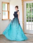 ネイビーxブルー　モデル：ゆめ　身長：160cm　着用サイズ：Sサイズ
