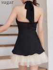ブラック　モデル：りな　身長：160cm　着用サイズ：Sサイズ
