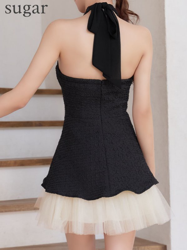 ブラック　モデル：りな　身長：160cm　着用サイズ：Sサイズ