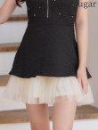 ブラック　モデル：りな　身長：160cm　着用サイズ：Sサイズ