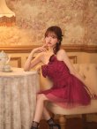 バーガンディ　モデル：羽澄まり　身長：158cm　着用サイズ：Sサイズ
