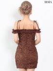 ブラウン　モデル：如月れい　身長：156cm　着用サイズ：Sサイズ