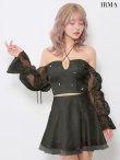 ブラック　モデル：如月れい　身長：156cm　着用サイズ：Sサイズ