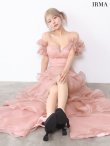 ローズベージュ　モデル：如月れい　身長：156cm　着用サイズ：Mサイズ