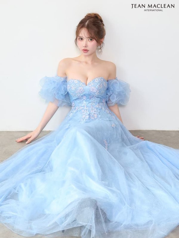 ブルー　モデル：ゆめ　身長：160cm　着用サイズ：Sサイズ