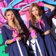 画像5: 【値下げ！】【即日発送】スケバン/女子高生/不良/ヤンキーコスプレセット【S?XLサイズ/2カラー】【ハロウィン4点セット】（B015SB）[YMT] (5)