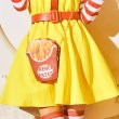 画像6: 【即日発送】ハンバーガーショップガール/ウェイトレスコスプレ/フレアスカート/ロングスリーブ/Aライン【ハロウィン3点セット】【S-XLサイズ/1カラー】(B017SB/STEE07R)[YMT] (6)