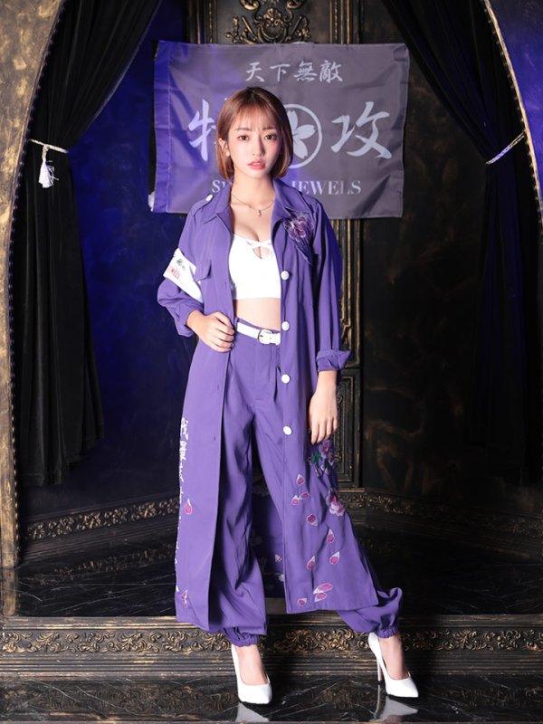 画像7: 【即日発送】特攻服コスプレセット【sugar nineハロウィン4点セット】【S-XLサイズ/6カラー】(7137SB)[HC02] (7)