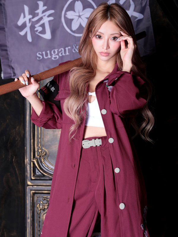 画像14: 【即日発送】門りょうちゃん着用【全サイズ即日発送！】特攻服コスプレセット【sugar nineハロウィン4点セット】【S-XLサイズ/6カラー】(7137SB)[HC03] (14)